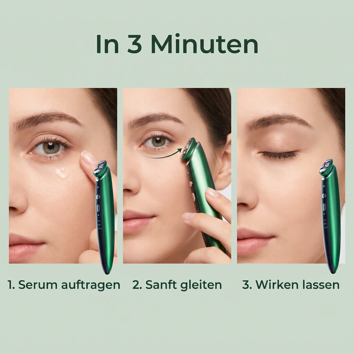 Anwendung in 3 Schritten